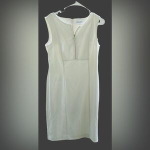 Calvin Klein Cream Midi Dress